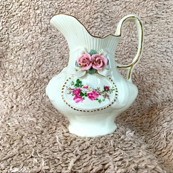 Antique Porcelain Wash Pitcher - Picture 3 of 9